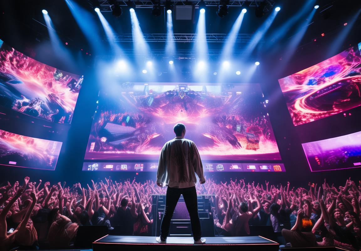 歌手跨界电竞引爆舞台！虚拟与现实融合打造破圈联动热潮，电竞舞台表演与游戏对战实况燃爆全场